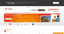 Desktop Screenshot of freedominsure.co.uk